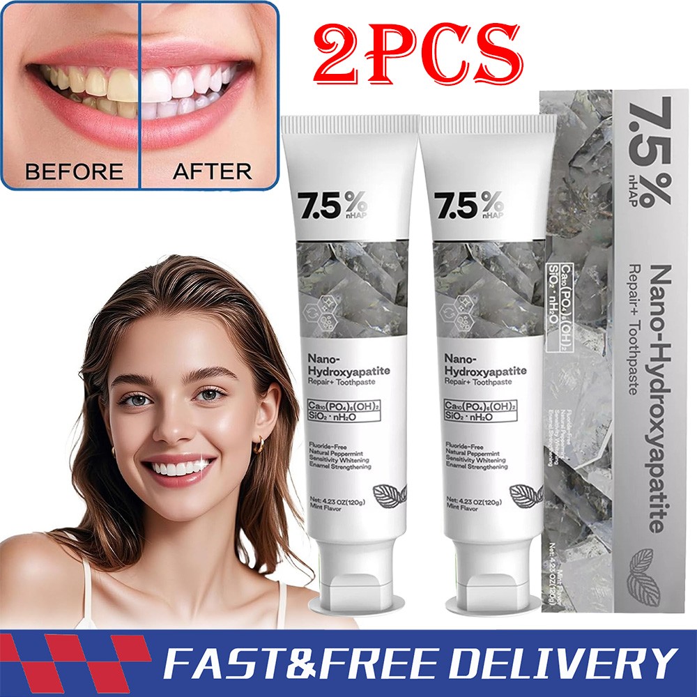 7.5% Hap Nano-Hydroxyapatite Toothpaste Remove Deep Clean For Sensitive Teeth