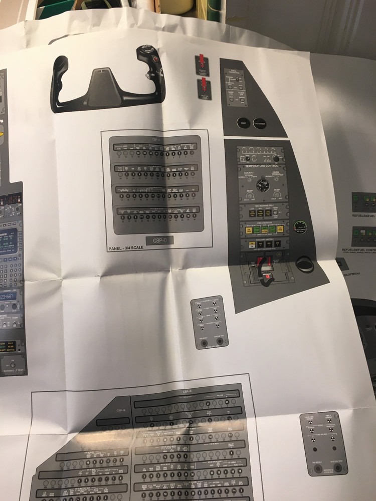 Challenger 601-3A Instrument Panel Posters