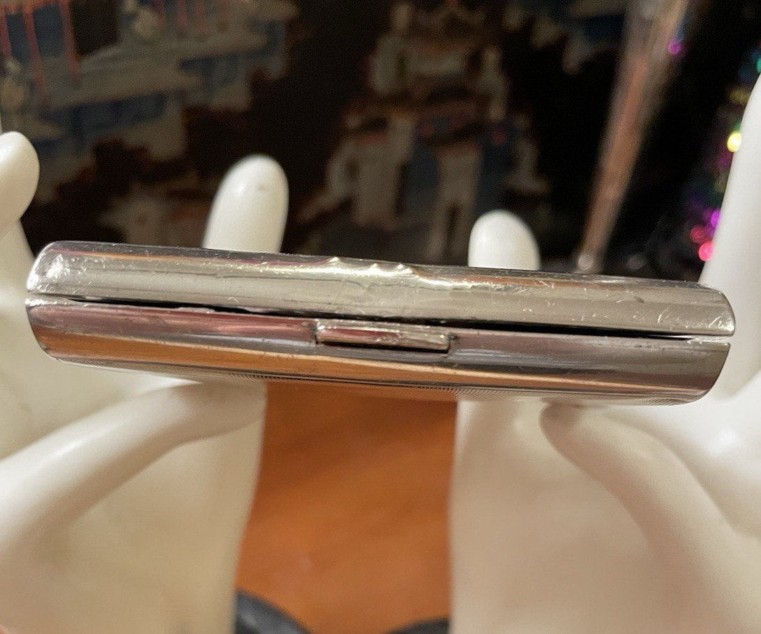 R Blackinton Co Cigarette Case Sterling Silver Vintage