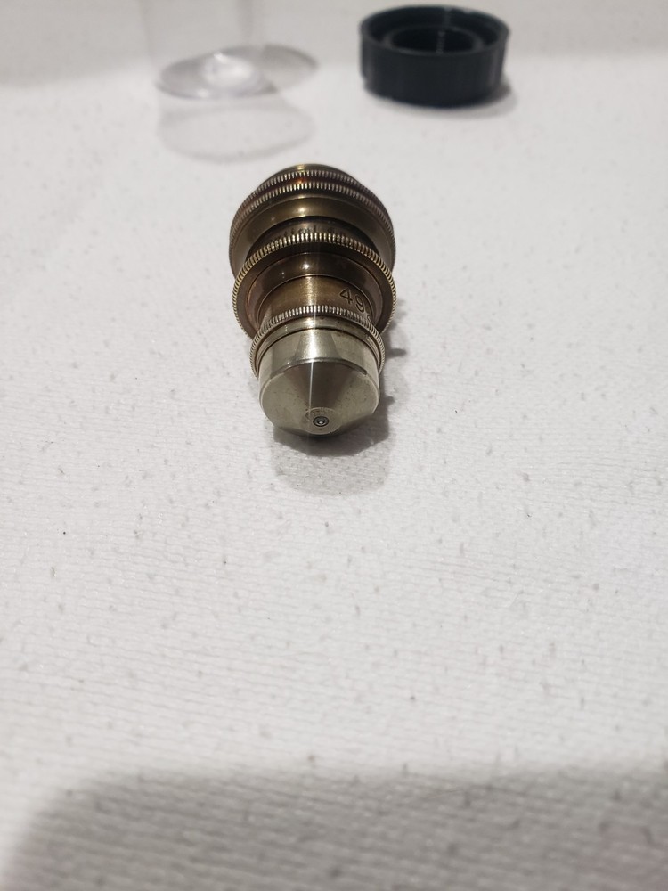 Antique Bausch & Lomb Microscope Objective 1.9mm with Case