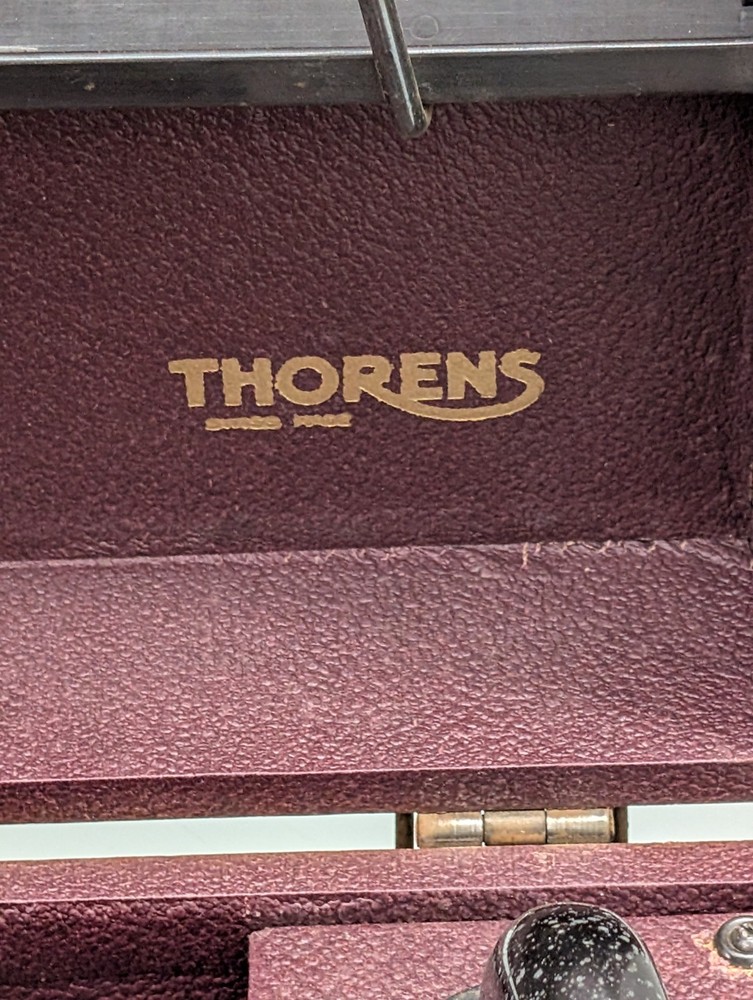 Thorens Acoustic Portable Gramophone record player c1939