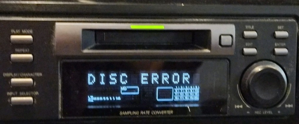 JVC XM-448 MiniDisc MD Recorder