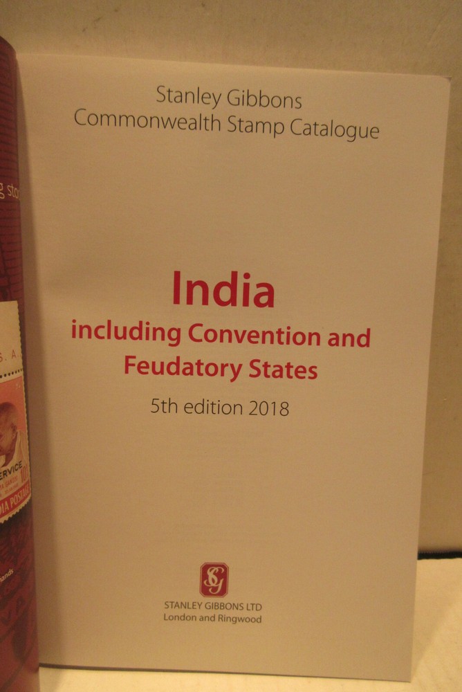 Stanley Gibbons Commonwealth Stamp Catalog India 5th Edition 2018 Book