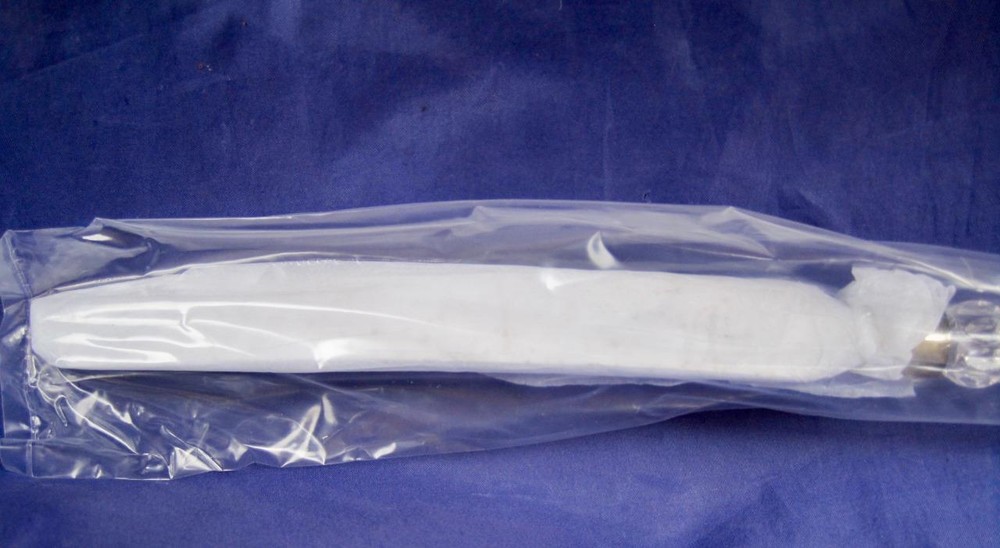 Mikasa Rousseau 2 pc Cake Knife Cheese Server Austria Clear Handle Silver Plate
