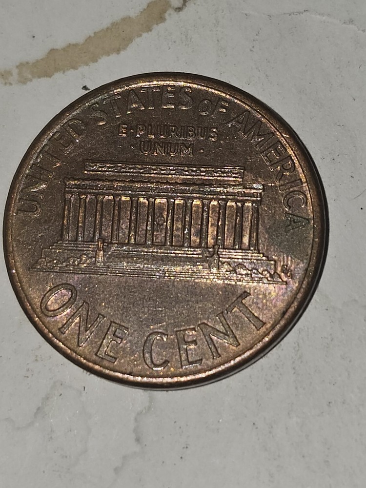 1996p Lincoln Cent With Die Crack On Reverse