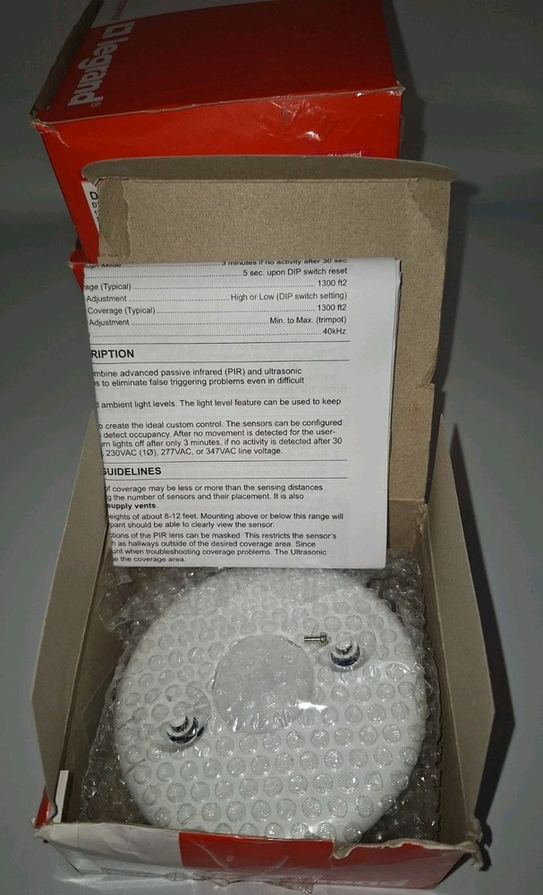 ** 4 ** Legrand DT-355 DT Ceiling Mount Occupancy Sensor Wattstopper