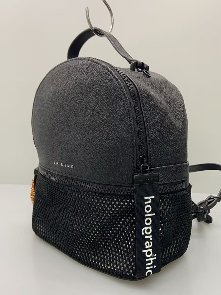 CHARLES&KEITH Backpack Black (Plain)