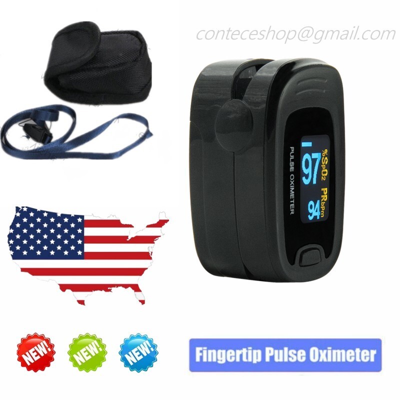 CONTEC Finger Pulse Oximeter OLED Blood Oxygen Meter Spo2 Heart Rate Monitor New