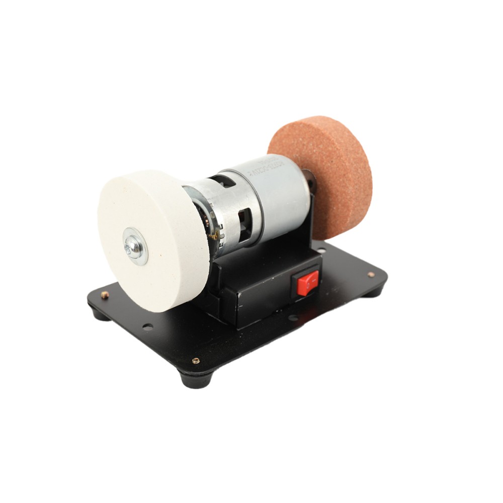 Electric Benchtop Grind Sander Adjustable Variable Speed Table Grinding Machine