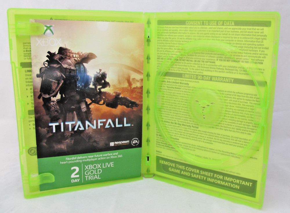 *Replacement Case and Inserts Only* Titanfall (Microsoft Xbox 360, 2014) NO DISC