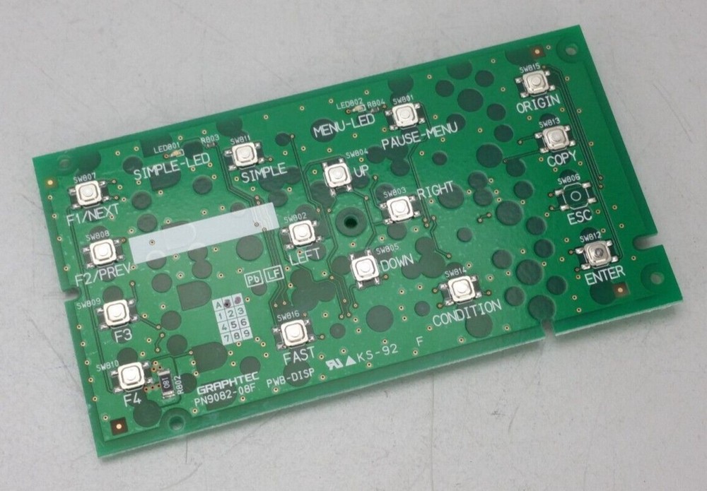 Graphtec CE6000-40 CE6000-60 CE6000-120 Keyboard Control Panel Board