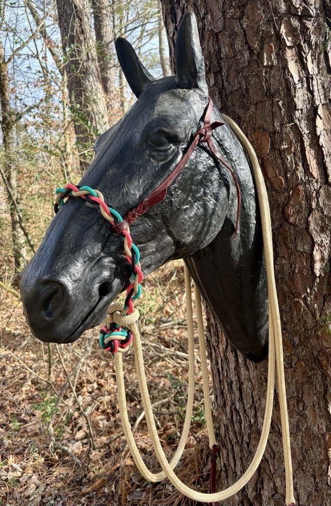 Braided loping hack / soft bosal set