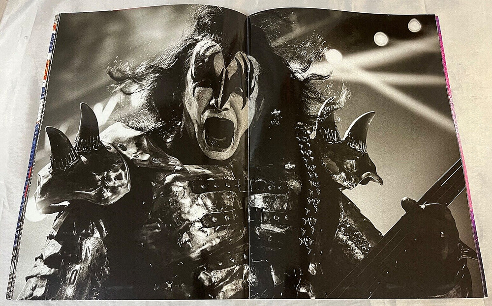 KISS Tourbook Program 40th Anniversary Australia NZ Tour 2015 Tour book Demon