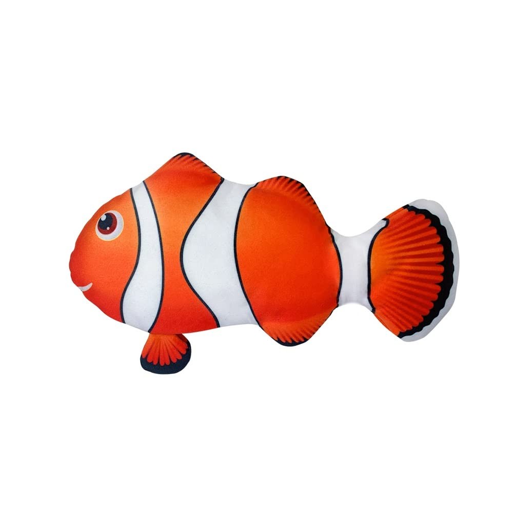 PawfectPals Touch Sensitive Realistic Orange Floppy Moving Fish