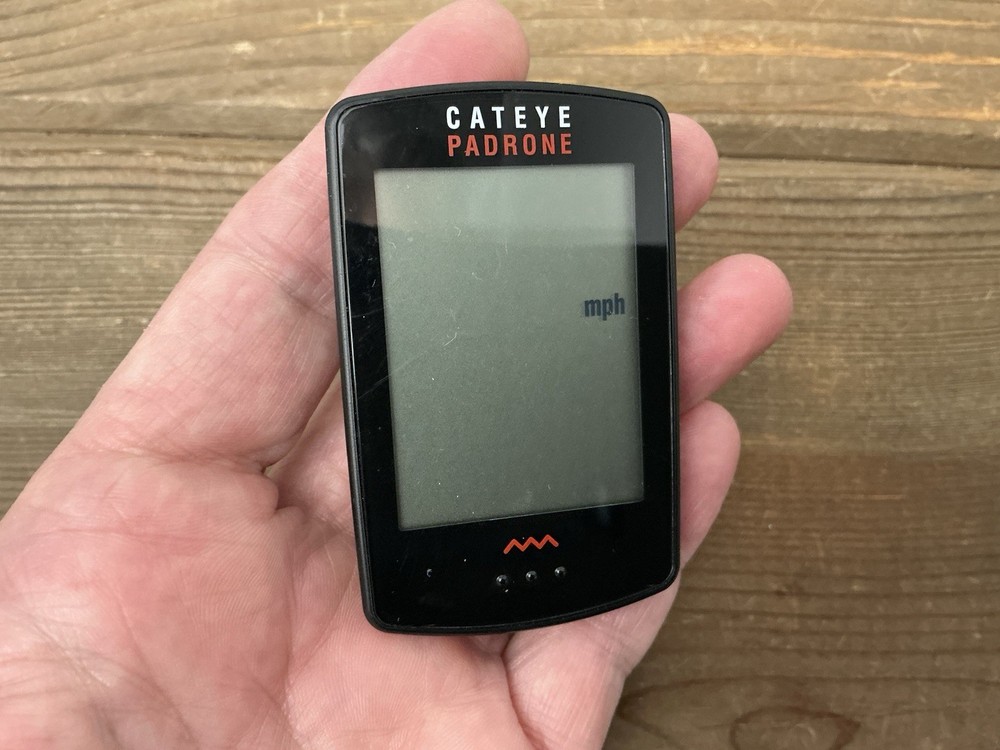 CatEye Padrone Wireless Large Screen 8 Function Cycling Bike Computer - Black