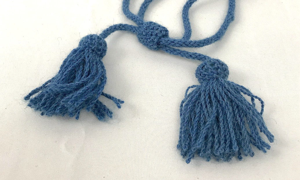 Blue Wool Hat Cord - Infantry