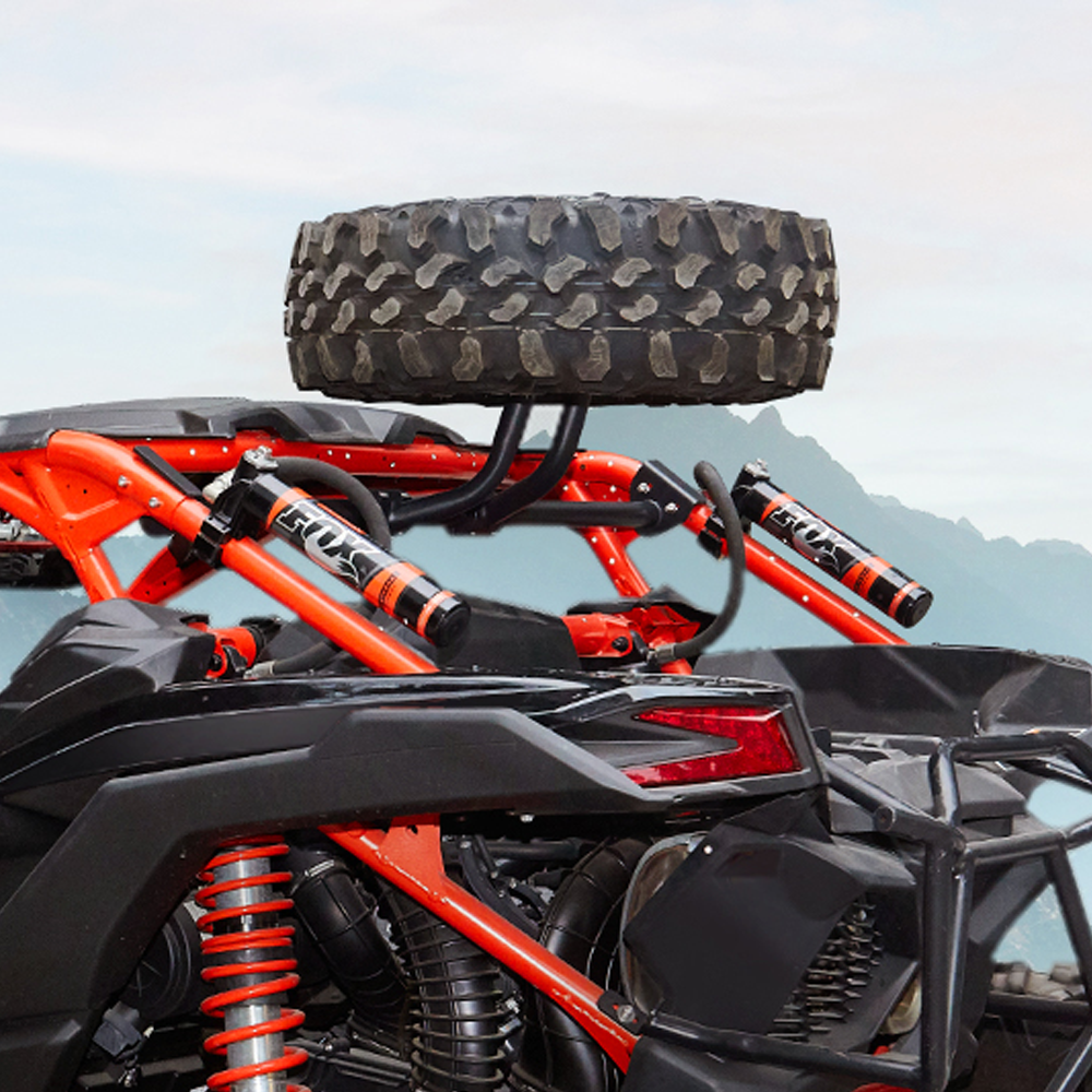 For Can Am Maverick X3 /Max /Turbo/R UTV Spare Tire Carrier Mount Rack 2017-2024