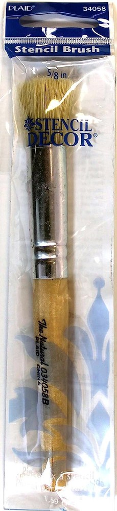 Plaid Stencil Decor Stencil Brush 5/8"