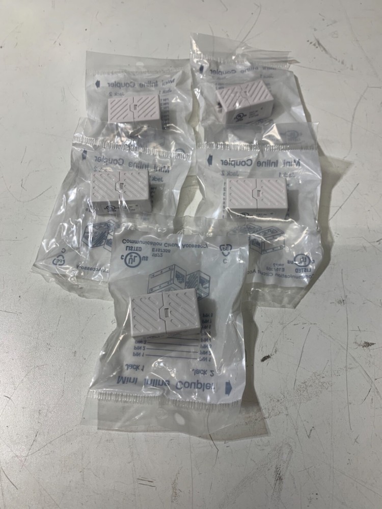 5 UL Listed Ethernet Mini Inline Coupler CAT.5e 1R72 E157358