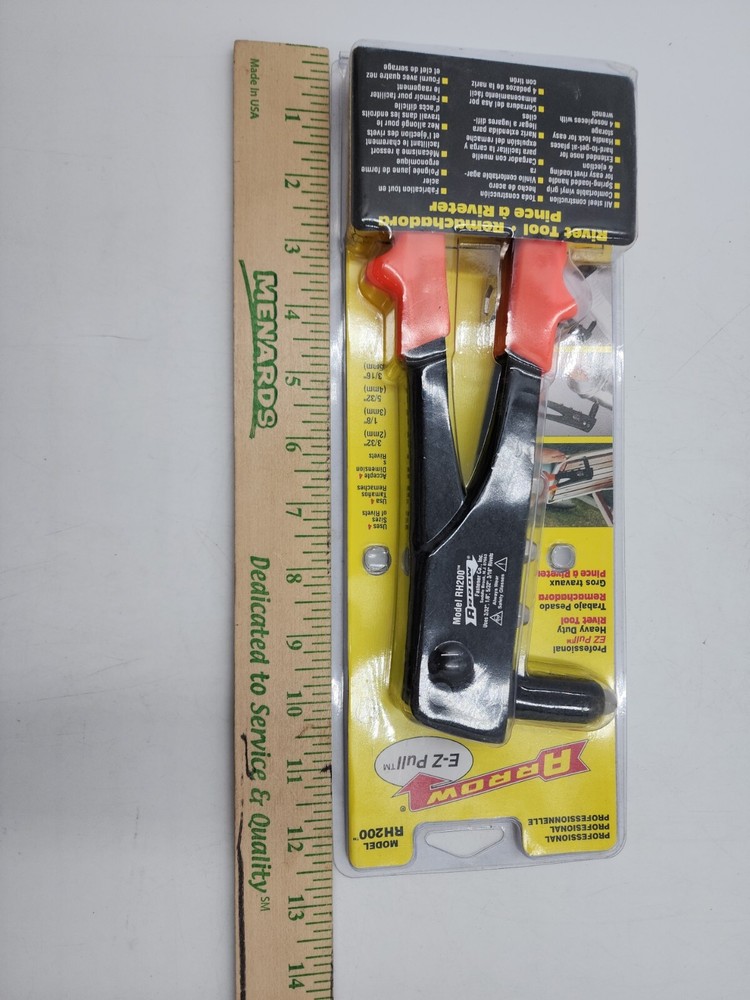 Arrow E-Z Pull Rivet Tool Model RH200 In Original Package.
