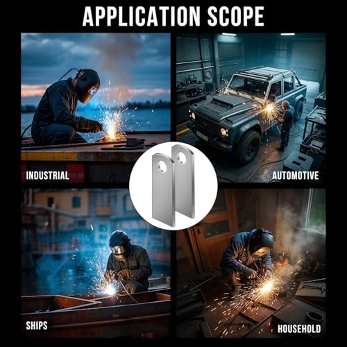 Weld on Tabs, Steel Basic Weld Tab, Universal Long type 1/8" Thick Uncoated