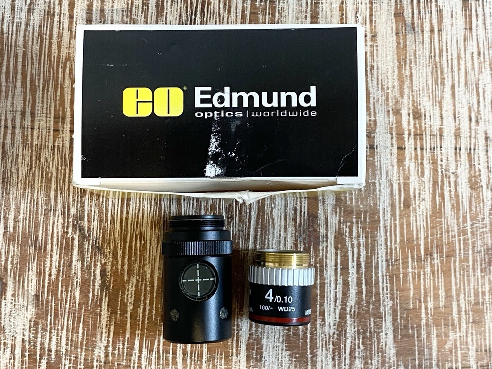 Nikon 4 4/0.10 160/-WD25 Microscope Objective