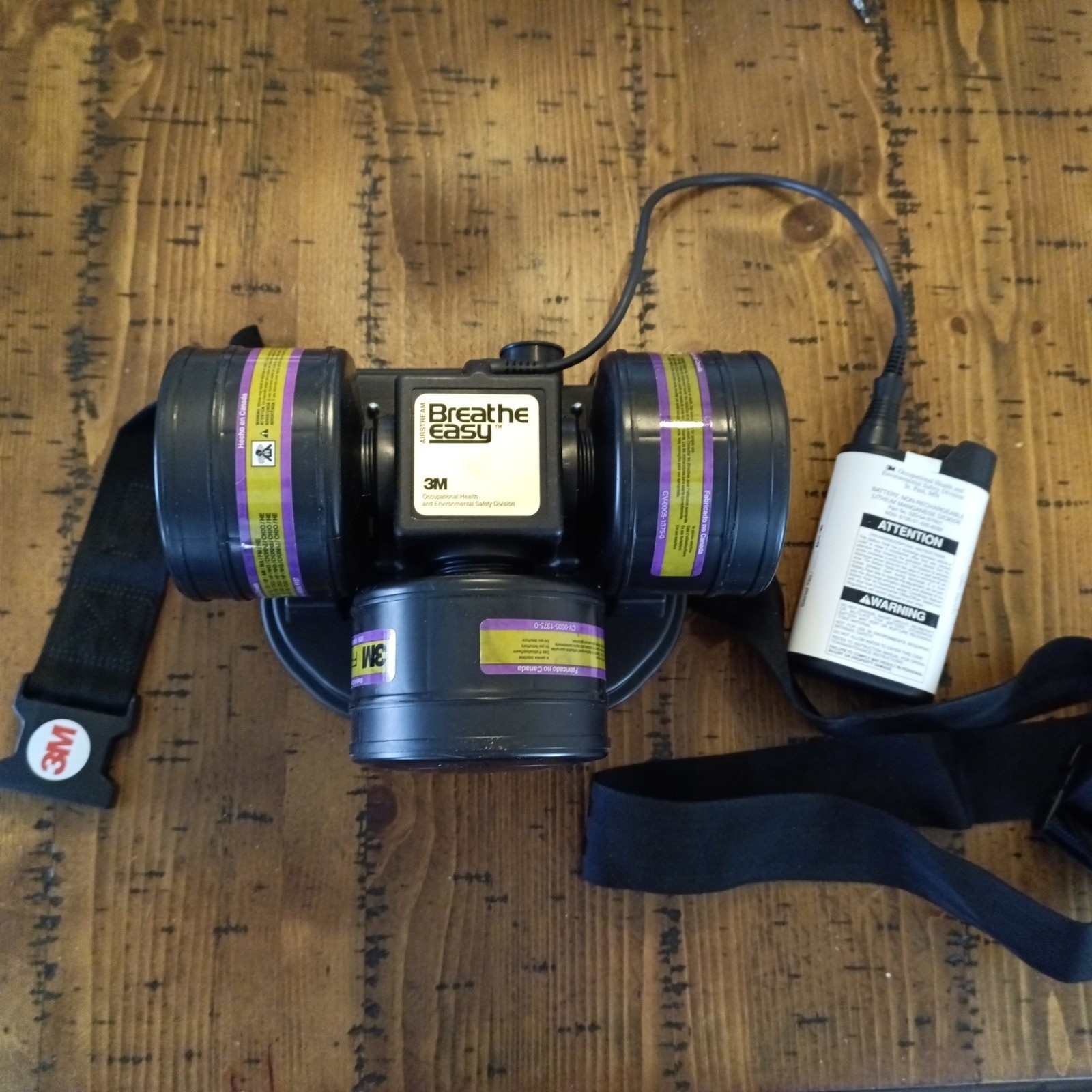 3M Breathe Easy PAPR Turbo Unit 022-00-03 Respirator System Battery Filters 3M