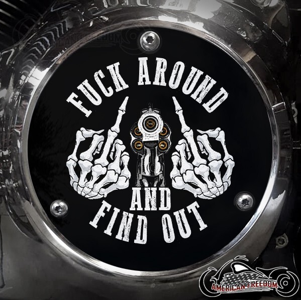 Harley Davidson 3 Hole Derby Clutch Cover 1970-1998 EVO Shovelhead - FAFO