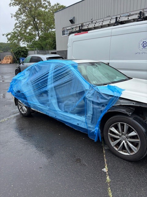 Crash Wrap-Collision Wrap Film 36" x 100’ (300 Sq.ft.)No-Residue-UV-Our Pictures