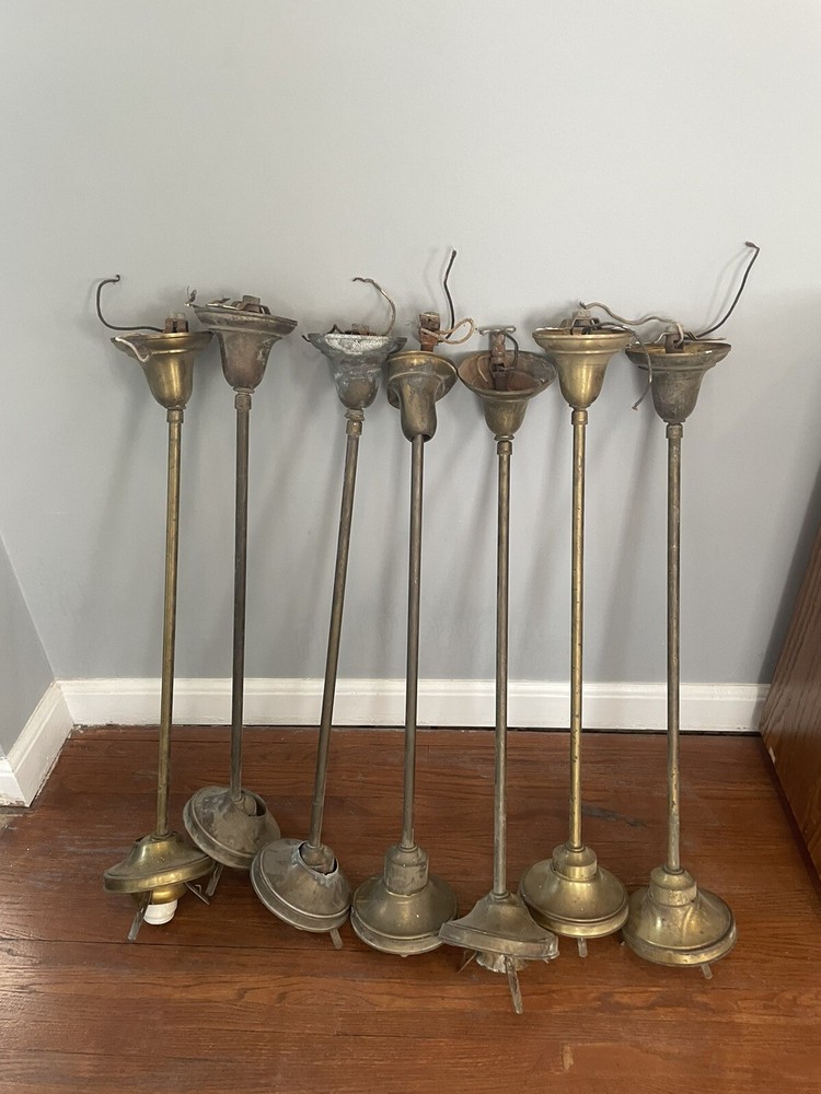 1920s brass lights