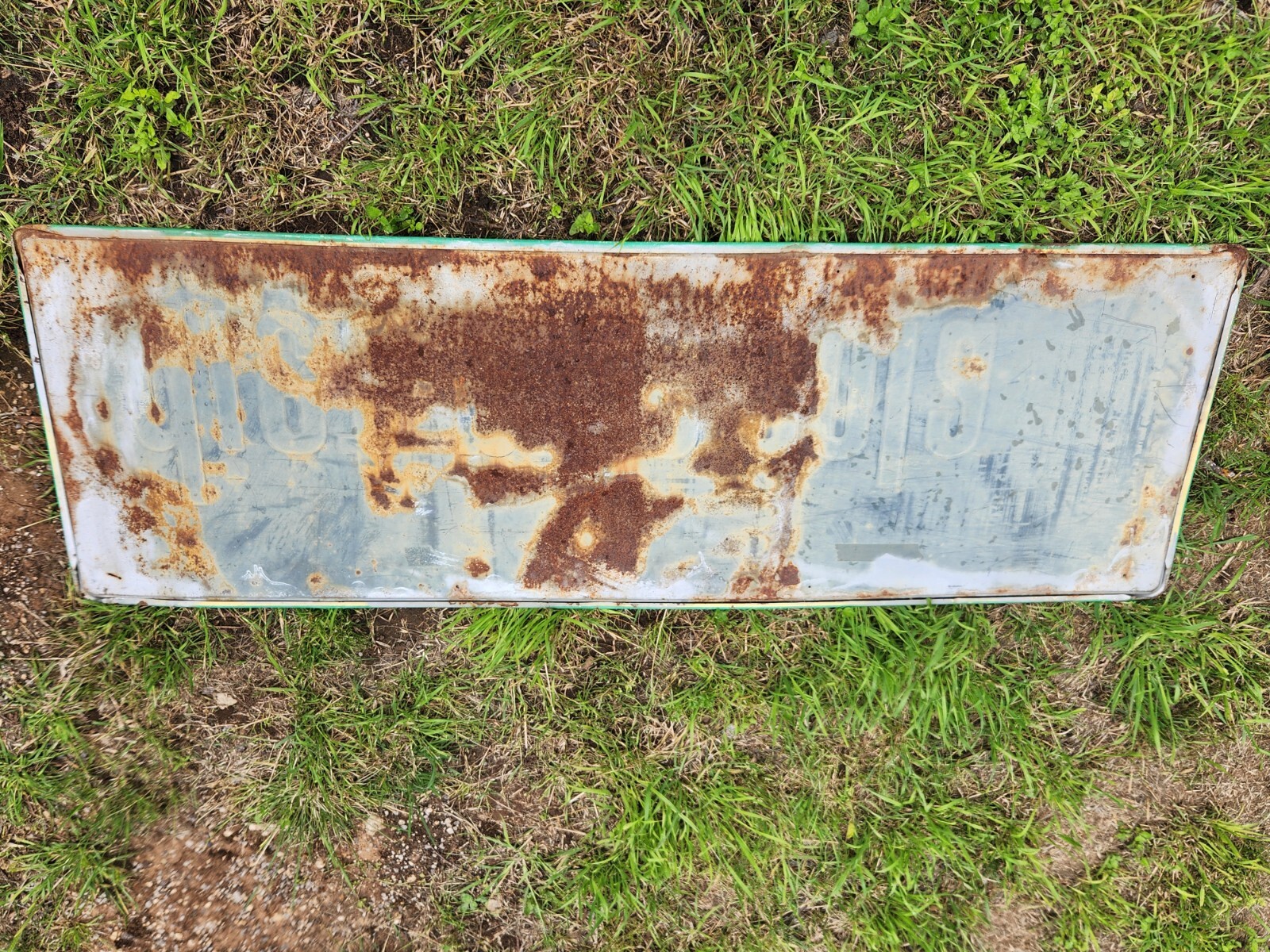 Large 54" Vintage Diet Rite Cola Sign Embossed Self Framed Soda Pop Gas Station