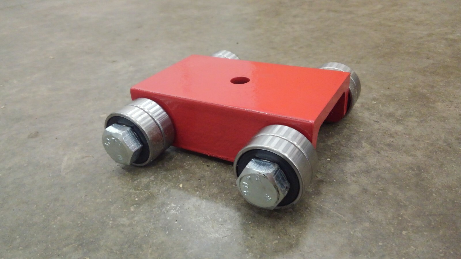 MADE IN USA 8,000lbs Machinery Skates Low Profile, 1.70" high, Lathe, Mill mover