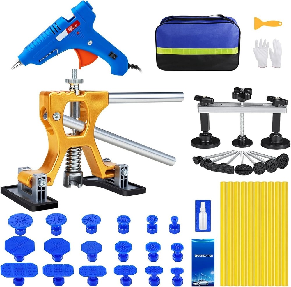 Car Dent Puller, Paintless Dent Removal Kit