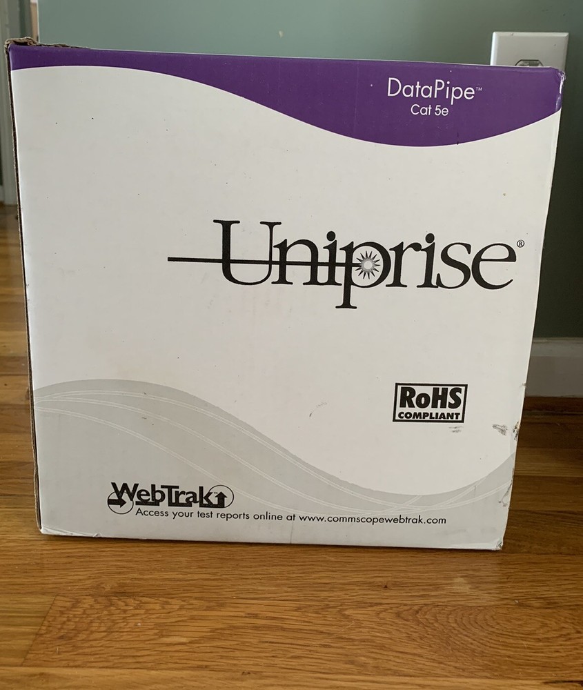 UNIPRISE COMMSCOPE DATAPIPE CAT 5E PLENUM CABLE (1000 FEET )