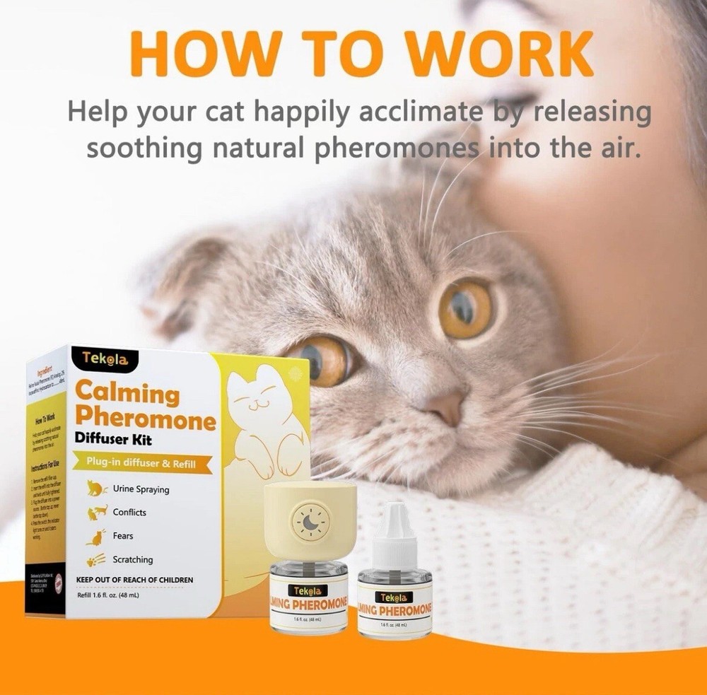 Cat Calming Pheromone Diffuser Kit