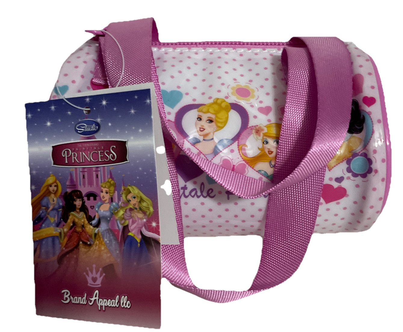 Fairytale Princess Small Handbags Purses 5.5”x4”x3” pink-Lot of 3