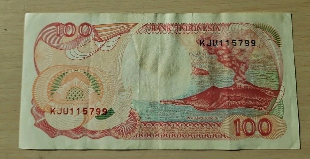1992 Indonesia 100 Rupiah Note