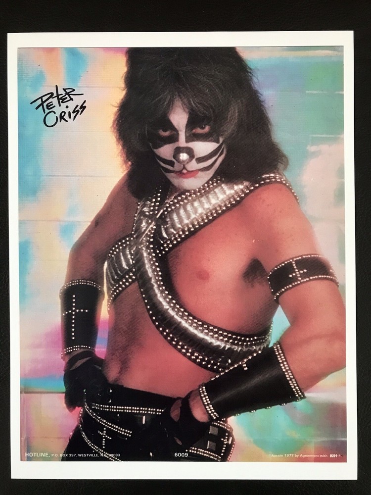 KISS ALIVE 1977 -78 Era PETER CRISS Love Gun Alive 2 Photo Print  1 Available