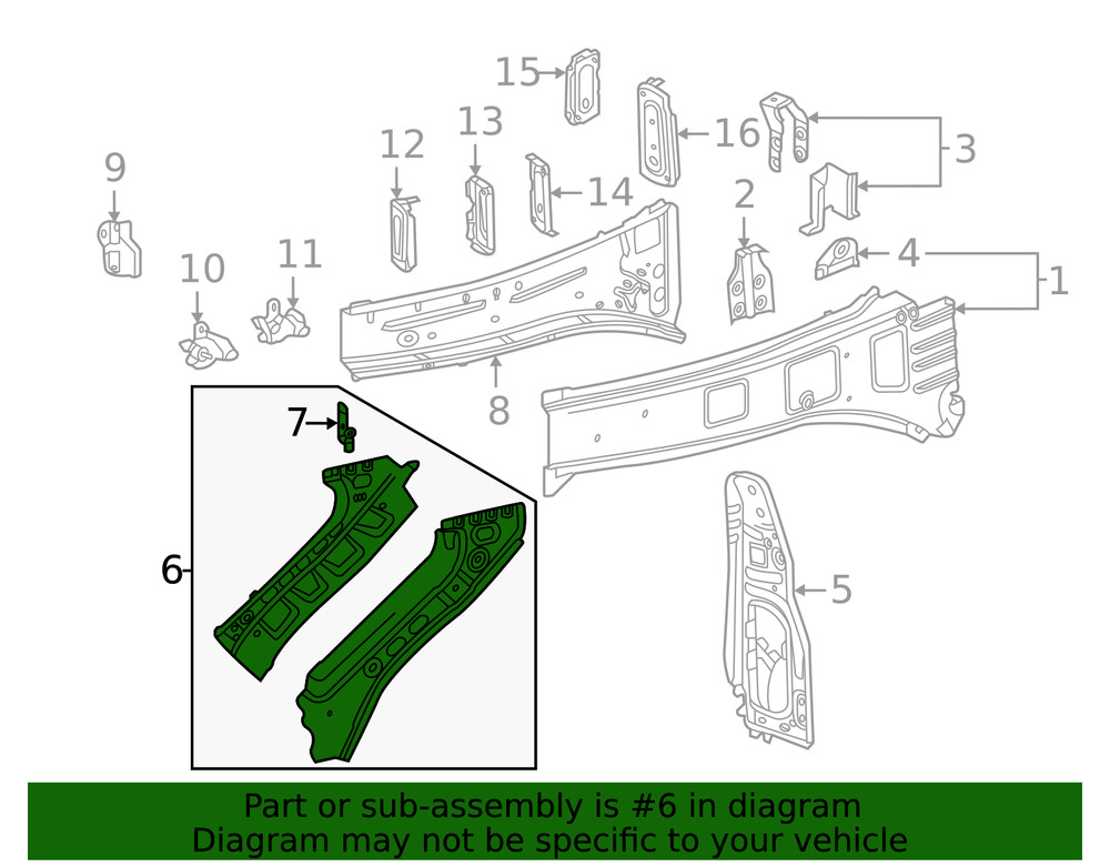 Genuine GM Rail Extension 85154187