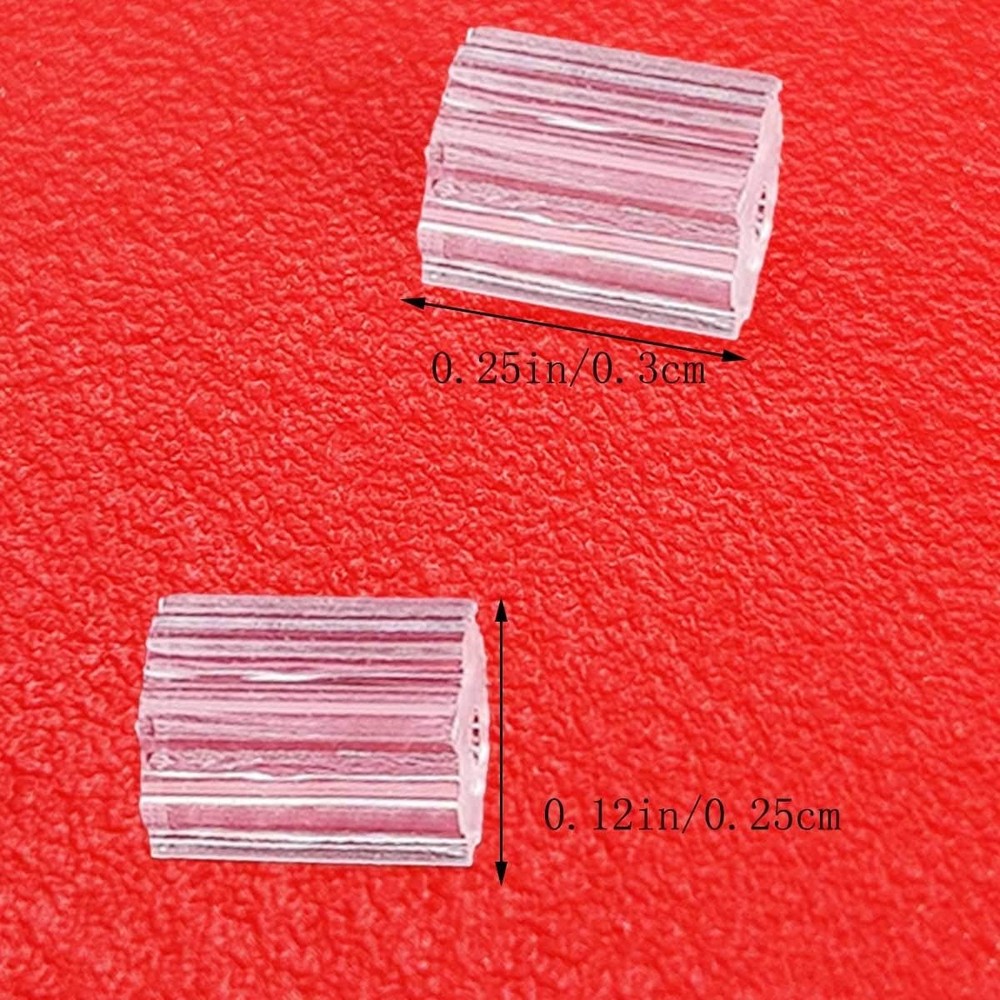 Earring Backs Silicone Soft Clear 1000 Pcs New