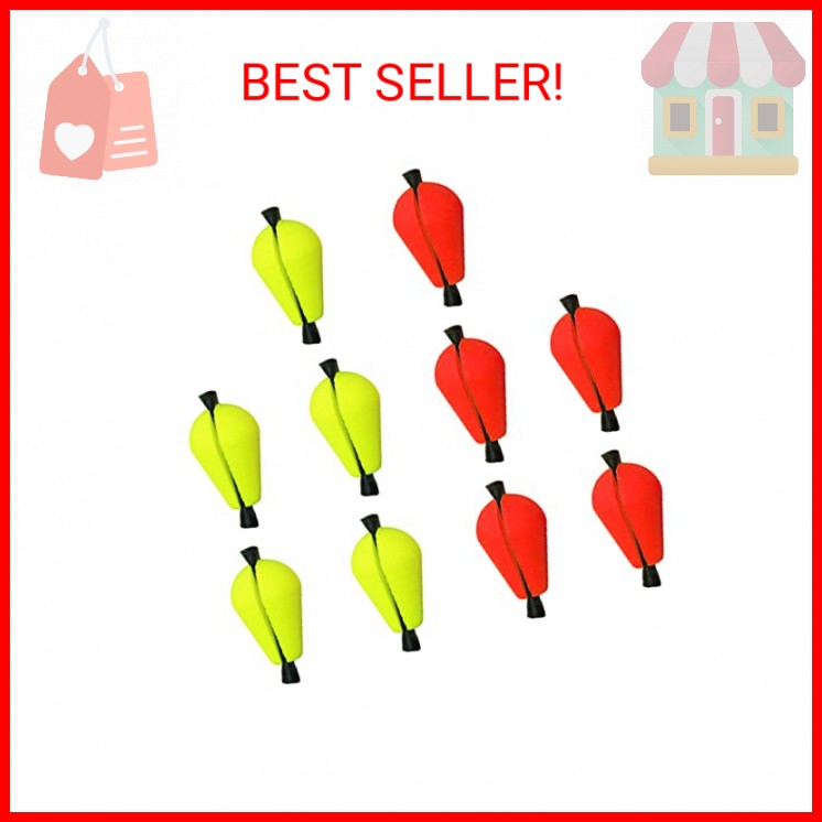 WHYHKJ 10pcs Float Foam Water Drop Strike Indicators Teardrop Floating Bobber In