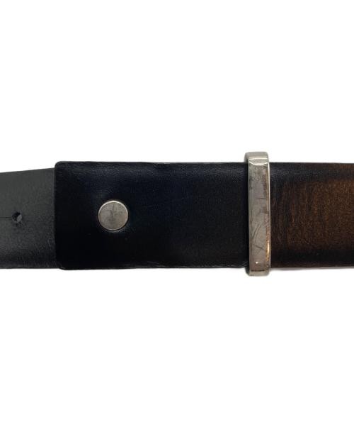 TOGA PULLA double buckle belt black