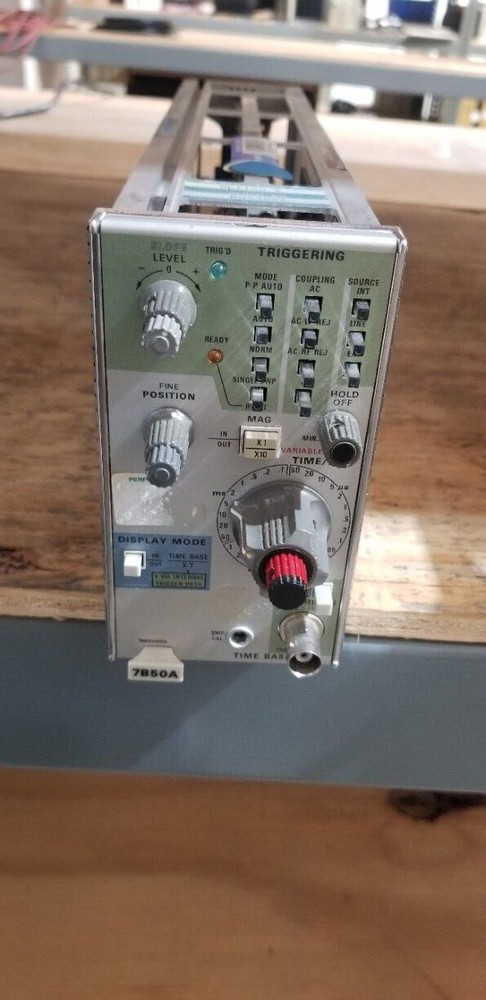 Tektronix 7B50A Time Base Plug In Unit #1 READ!