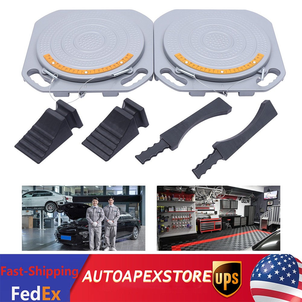1 Pair Alignment Tool Alignment Turn Plates Car Front End Wheel Alignment Tools