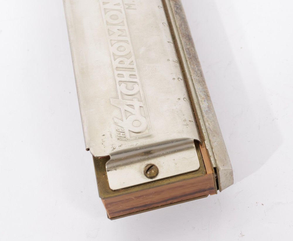M. Hohner Germany The 64 Chromonica Vintage Harmonica with Case