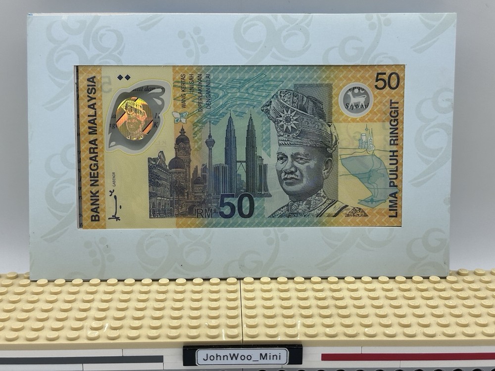 Malaysia 50 RINGGIT KL 1998 XVI Commonwealth Games Commemorative POLYMER NOTE