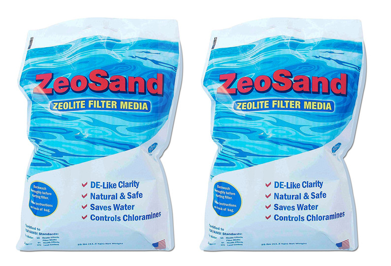 ZeoSand Alternative Swimmning Pool Sand ZeoLite Filter Media - 50 lbs