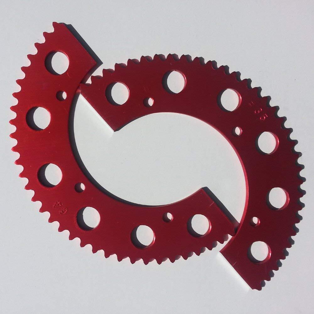 Go Kart / Mini Bike  Sprockets, Aluminum Split,#35 Pitch, Choice of Size, 53-75