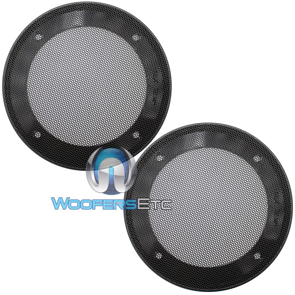 (2) UNIVERSAL 5.25" SPEAKER COAXIAL COMPONENT PROTECTIVE GRILLS COVERS NEW PAIR