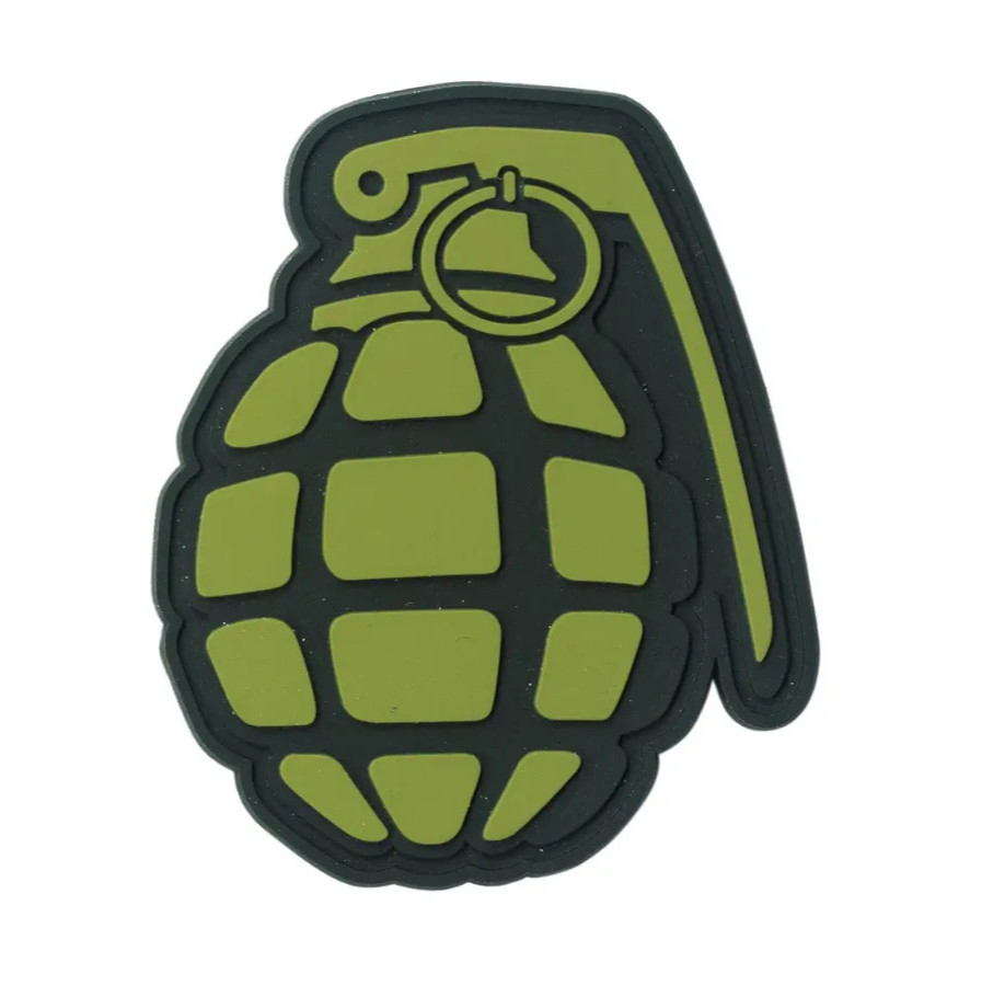 Voodoo Tactical Grenade Rubber Patch Morale Patch | 07-0987 | 3D Patch